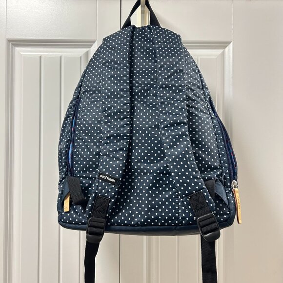 Paul Frank Navy Polka dot Backpack - Picture 2 of 12